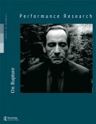 Front Cover of Performance Research: Volume 19 Issue 6 - On Rupture