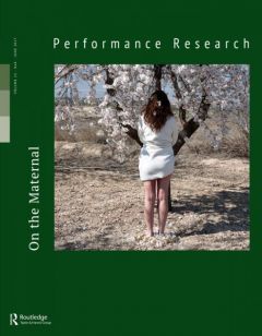 Front cover of Performance Research: Volume 22 Issue 4 - On the Maternal