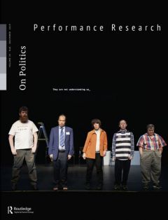 Front cover of Performance Research: Volume 24 Issue 8 - On Politics