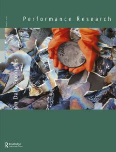 Front cover of Performance Research: Volume 25 Issue 2 - On Dark Ecologies