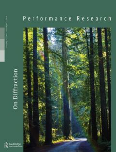 Front cover of Performance Research: Volume 25 Issue 5 - On Diffraction